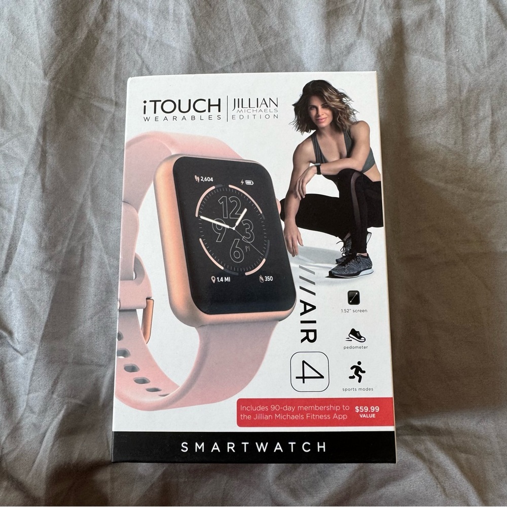iTouch Wearables Air 4 Jillian Michaels Smartwatch - Brand New in box!